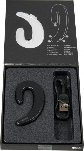 Bluetooth гарнитура Remax Ultra-thin RB-T20 Black