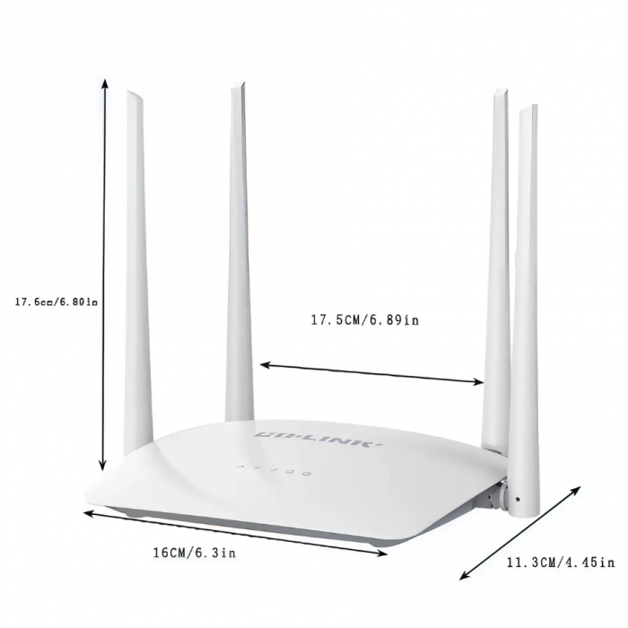 Роутер LB-Link BL-WR450H 300Mbps 4 антени WiFi