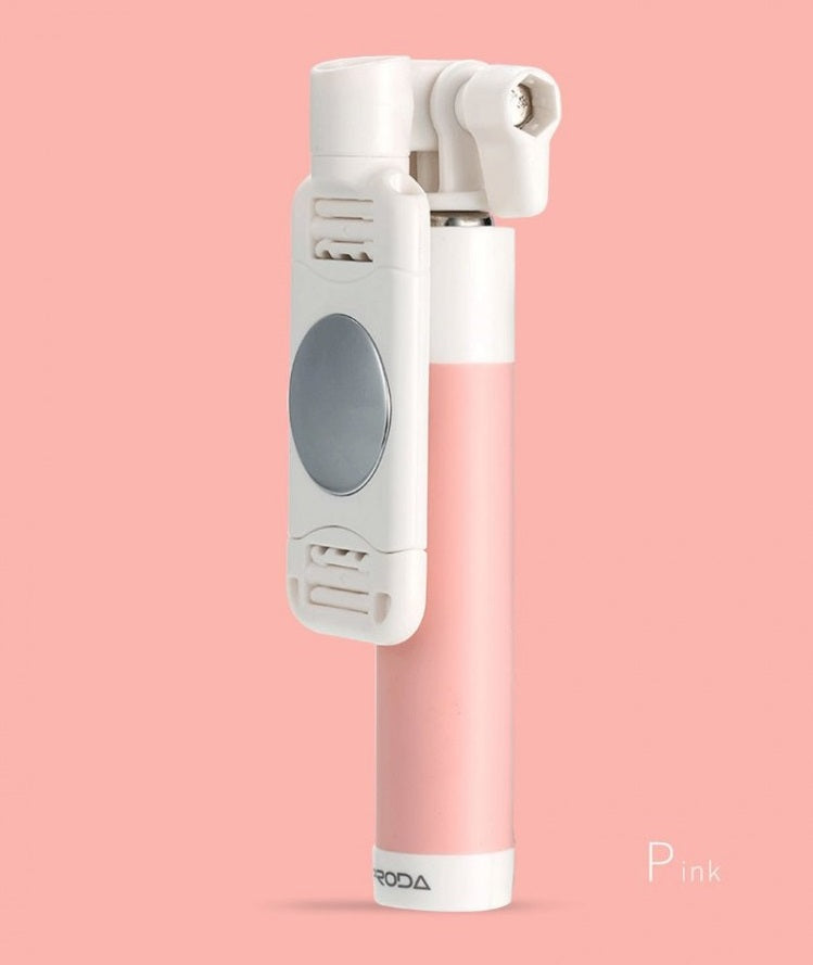 Монопод Remax Selfie Stick PRODA RP-P6 mini Pink