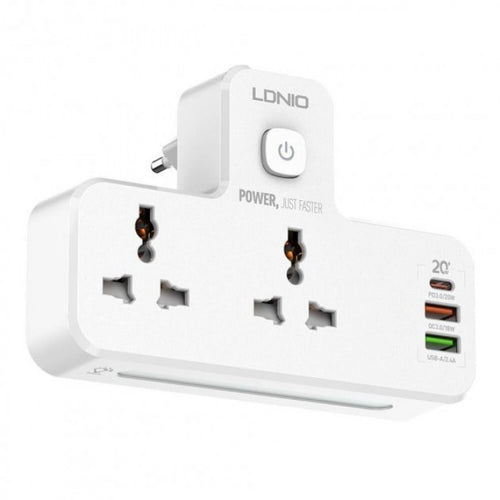 LDNIO SC2311 розетковий фільтр 2+2USB+Type-C
