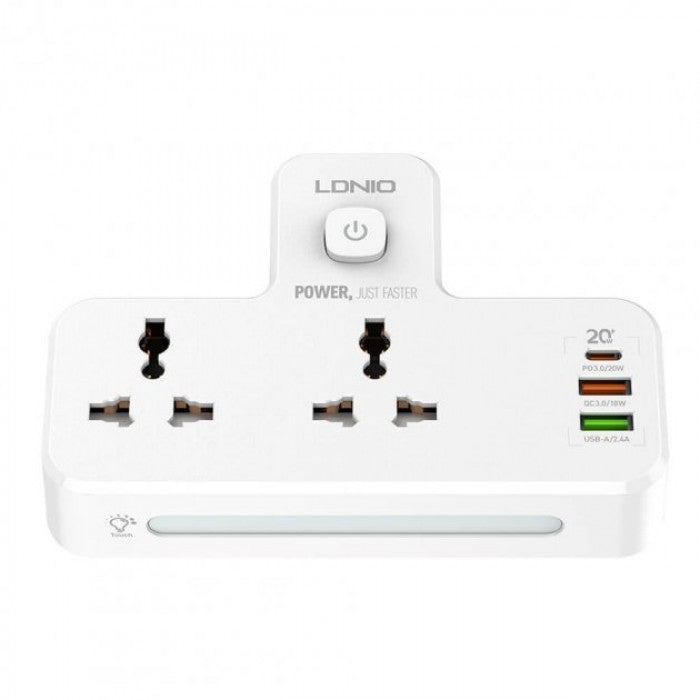 LDNIO SC2311 розетковий фільтр 2+2USB+Type-C