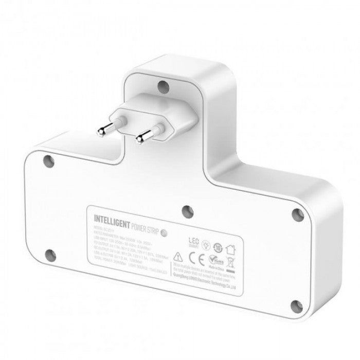 LDNIO SC2311 розетковий фільтр 2+2USB+Type-C