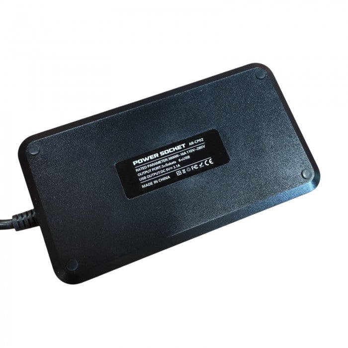 Сетьовий фільтр CP02 на 3 розетки + 6 USB 3.1A, 2м
