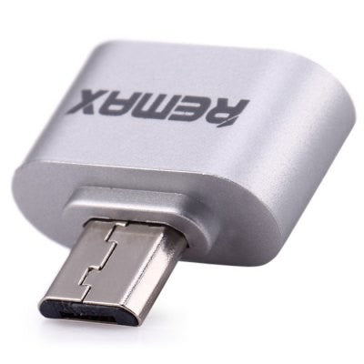 Перехідник Remax OTG Micro-USB RA-OTG Silver