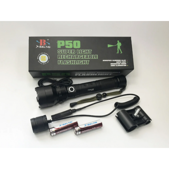 Police BL QP510-P50 тактичний фонарик з виносною кнопкою