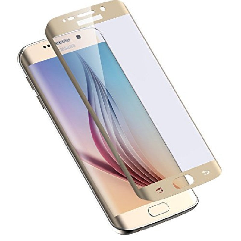Без бренда Захисне скло 0.3 mm з вигнутими краями для Samsung Galaxy S6 edge Black