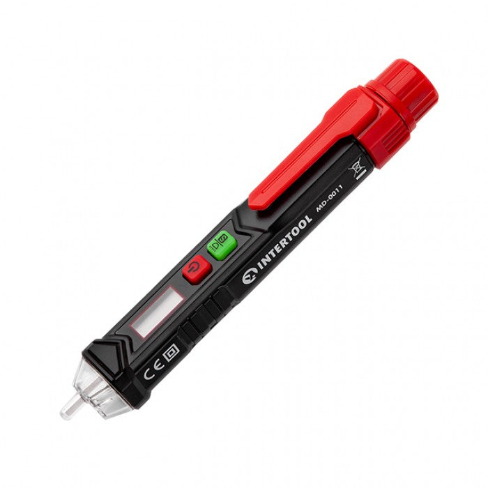 INTERTOOL MD-0011 бесконтактный тестер напряжения LCD