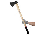 Топор 1600г INTERTOOL HT-0271 з ручкою пекан