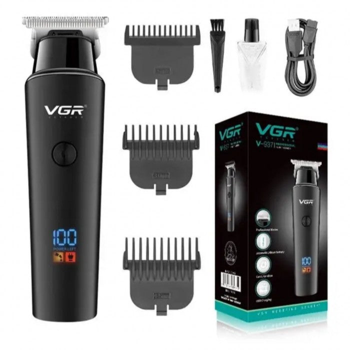 Триммер VGR V-937 з LED дисплеєм та USB зарядкою