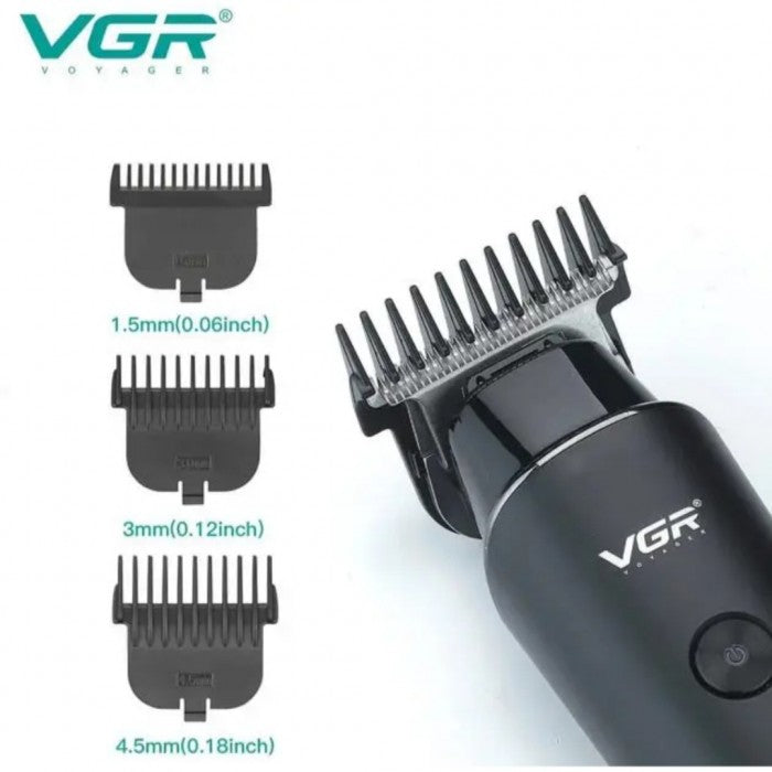 Триммер VGR V-937 з LED дисплеєм та USB зарядкою