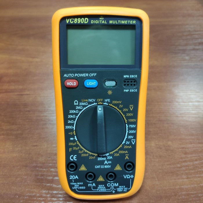 VC890D цифровий мультиметр професійний тестер