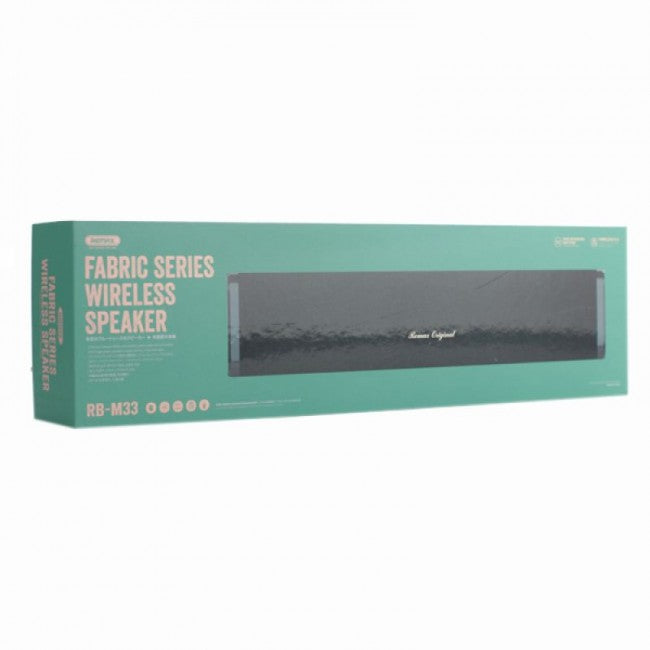 Портативна Bluetooth колонка Remax RB-M33 Fabric Series Black