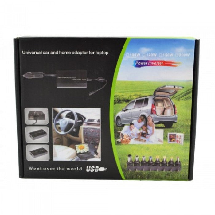 Універсальний адаптер для ноутука 8в1 150W 12-220V