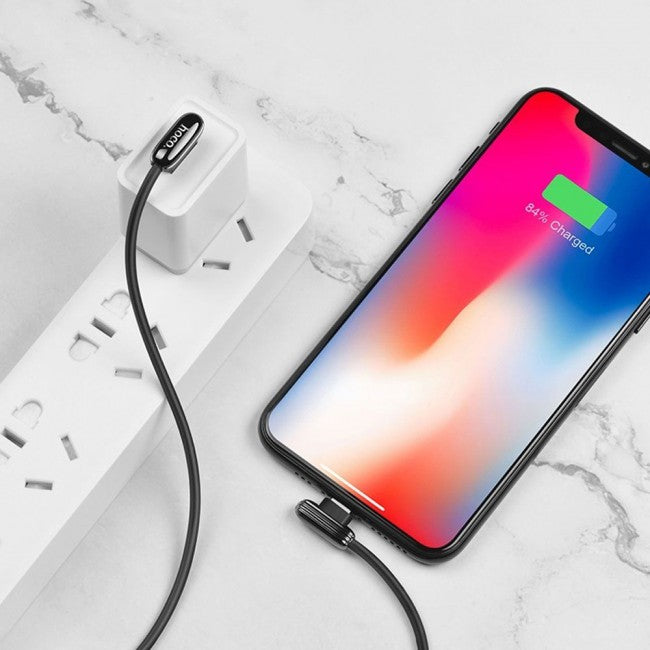 Кабель Hoco U60 Soul secret MicroUSB 1.2m Сірий