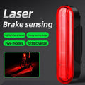 Велофонарь LEADBIKE LD80 з лазерною розміткою 6LED