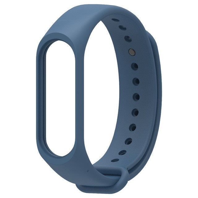 Без бренда Ремінь для фітнес браслета Xiaomi Mi Band 3/4 Deep Blue