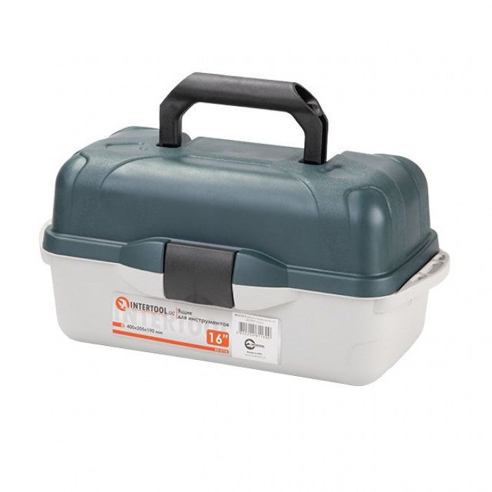 Ящик інструментальний INTERTOOL 16" двопозиційний замок