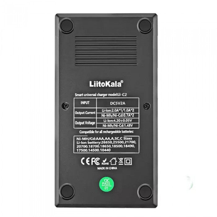Зарядний LiitoKala Lii-C2 USB-C 2 канали 2А