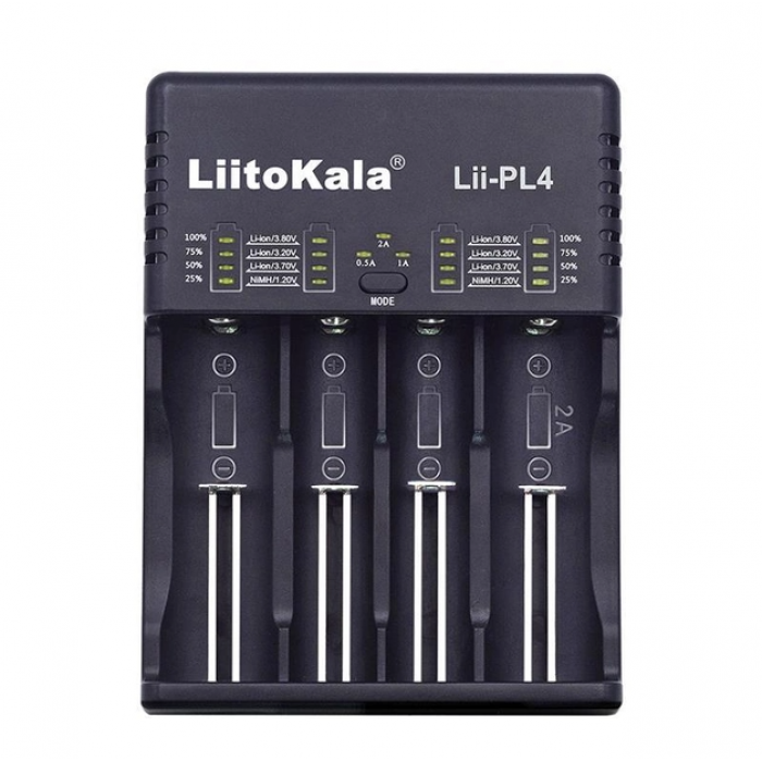 Зарядное устройство LiitoKala Lii-PL4 для 4x аккумуляторов АА/ААА/18650/26650/21700