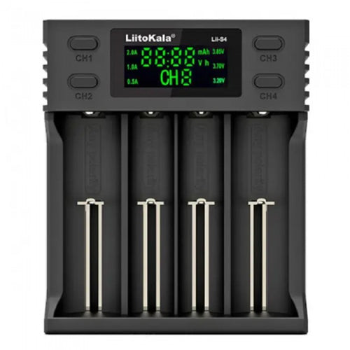 LiitoKala Lii-S4 зарядний з дисплеєм для 4 батарей
