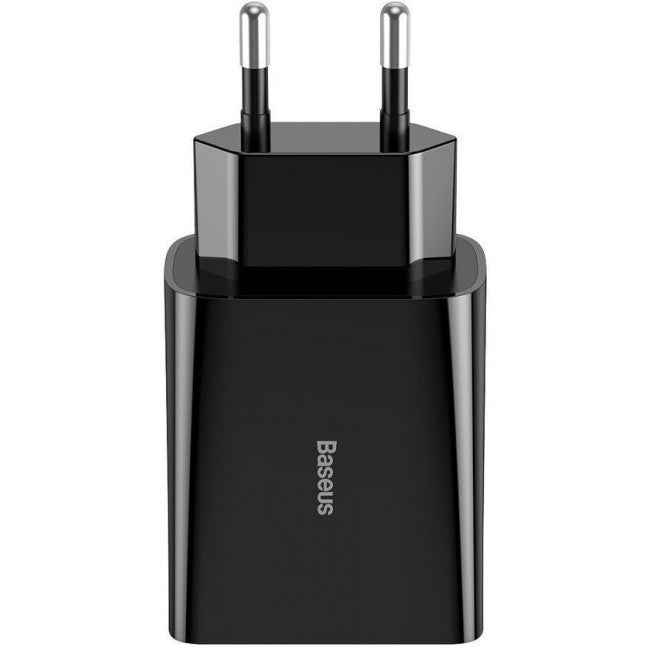 Мережевий зарядний пристрій Baseus Speed Mini QC single U Quick Charger (QC3.0, 18W, 1USB) Чорний