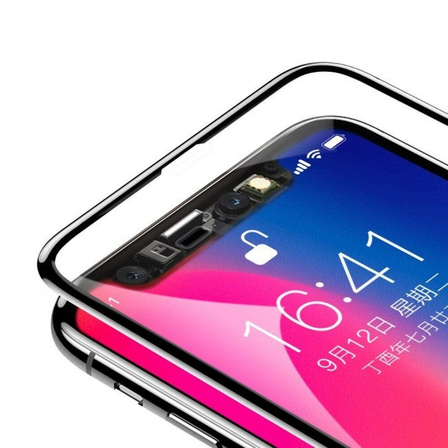 Захисне скло Baseus 0.3mm Full-screen Tempered Glass Screen Protector для Apple iPhone X/XS/11 Pro Чорний
