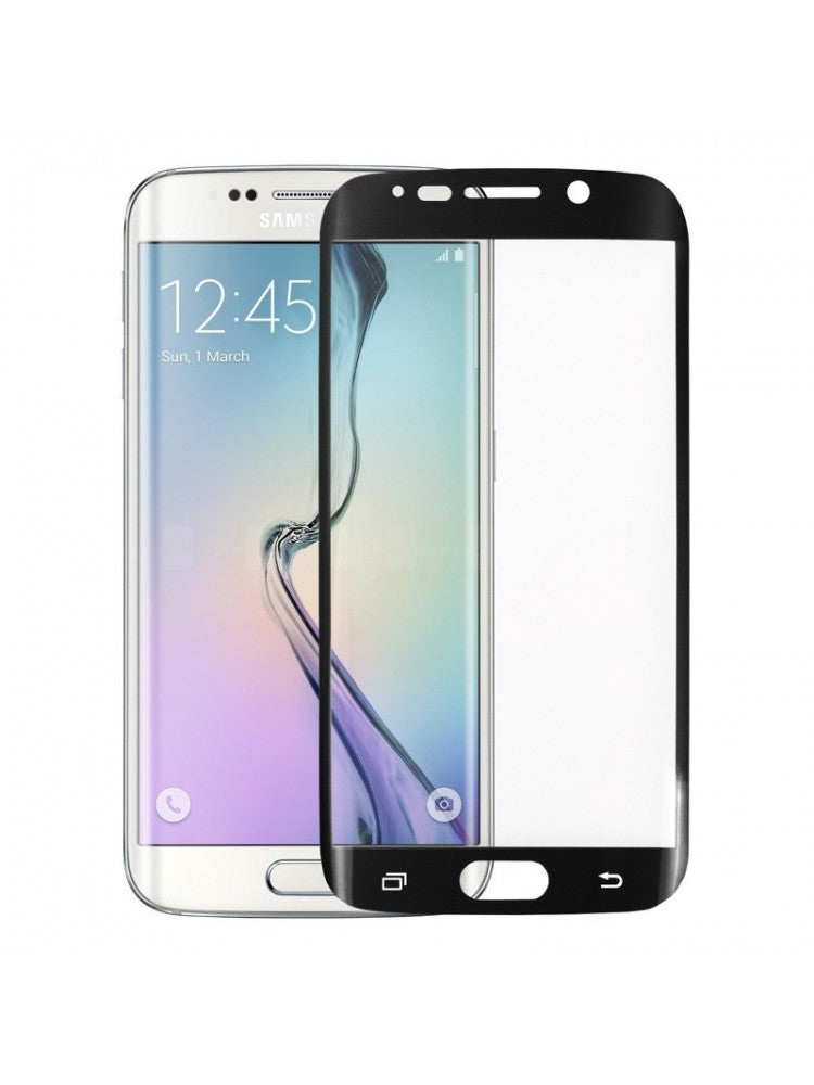 Без бренда Захисне скло Full Cover для Samsung Galaxy S7 Edge з вигнутими краями Чорне