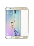 Захисне скло Full Cover для Samsung Galaxy S7 Edge з вигнутими краями Золотий