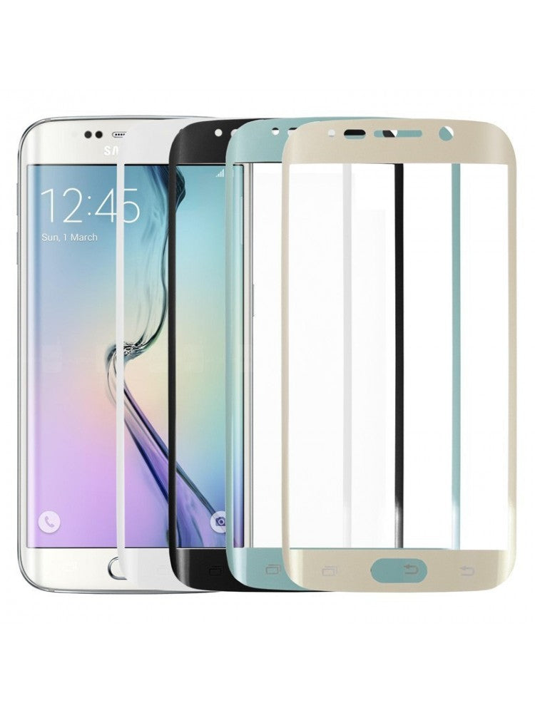 Без бренда Захисне скло Full Cover для Samsung Galaxy S7 Edge з вигнутими краями Чорне